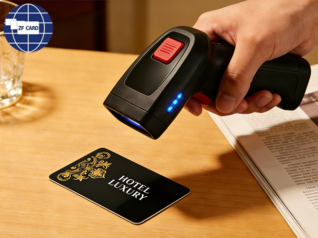 Aplicação de Equipamentos de Escaneamento Portáteis em Cartões-Chave de Hotéis